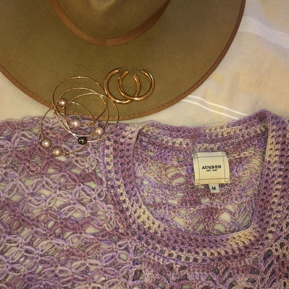 Anthropologie sweater 🦄💜 - Picture 1 of 5